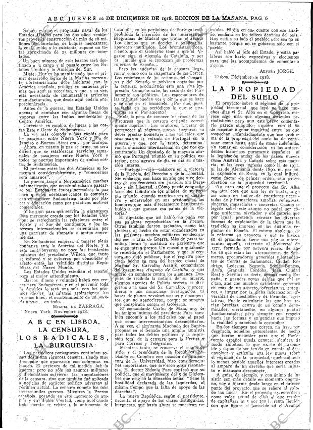 ABC MADRID 12-12-1918 página 6