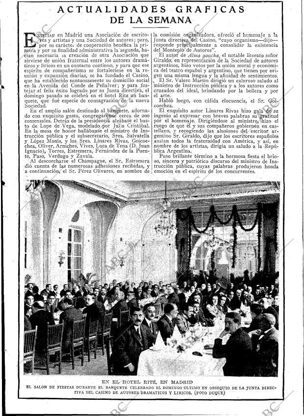 BLANCO Y NEGRO MADRID 15-12-1918 página 17