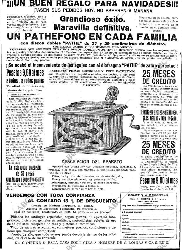 BLANCO Y NEGRO MADRID 15-12-1918 página 4