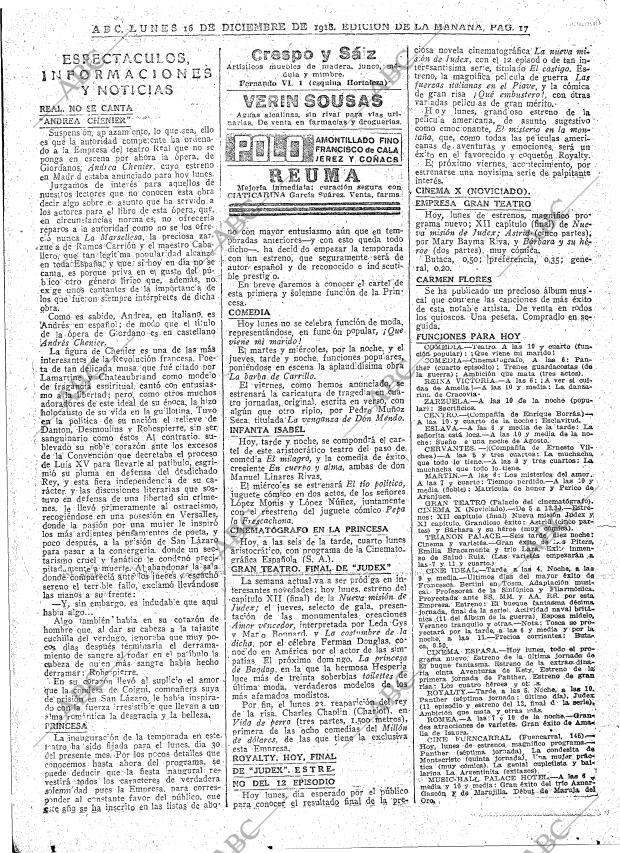 ABC MADRID 16-12-1918 página 17