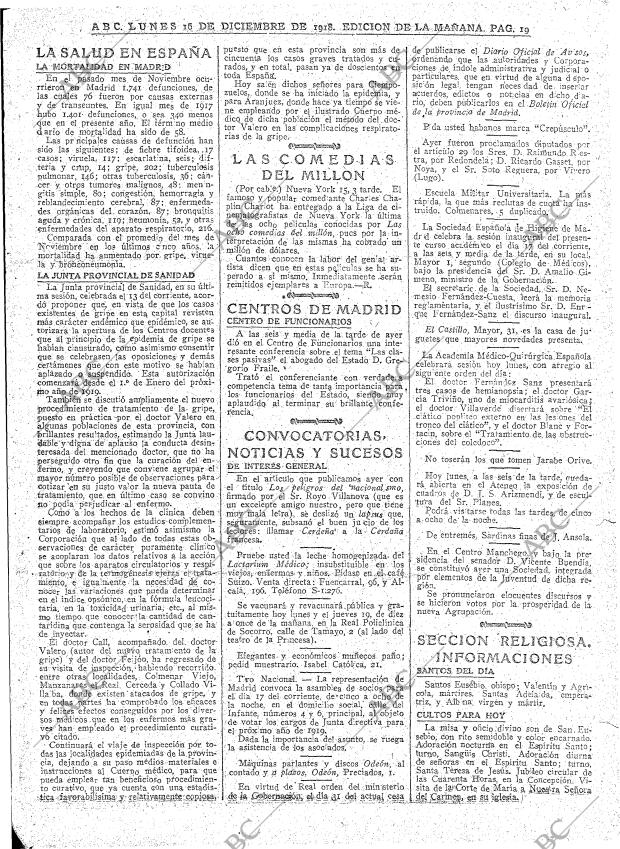 ABC MADRID 16-12-1918 página 19