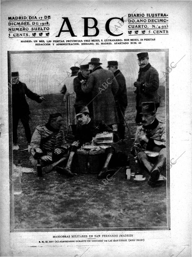 ABC MADRID 17-12-1918 página 1