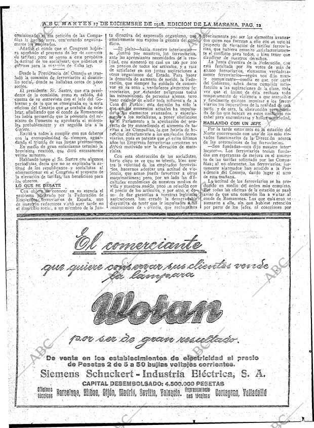 ABC MADRID 17-12-1918 página 12
