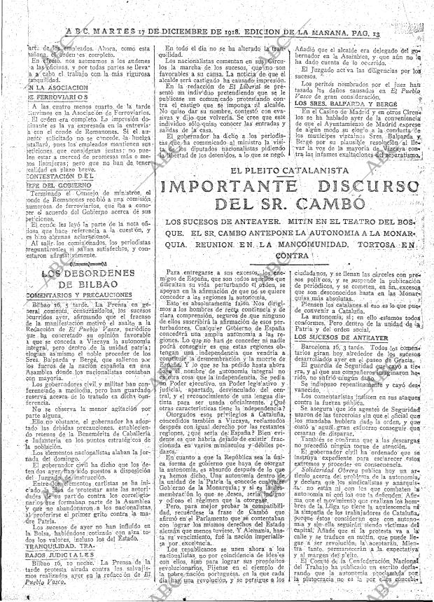 ABC MADRID 17-12-1918 página 13