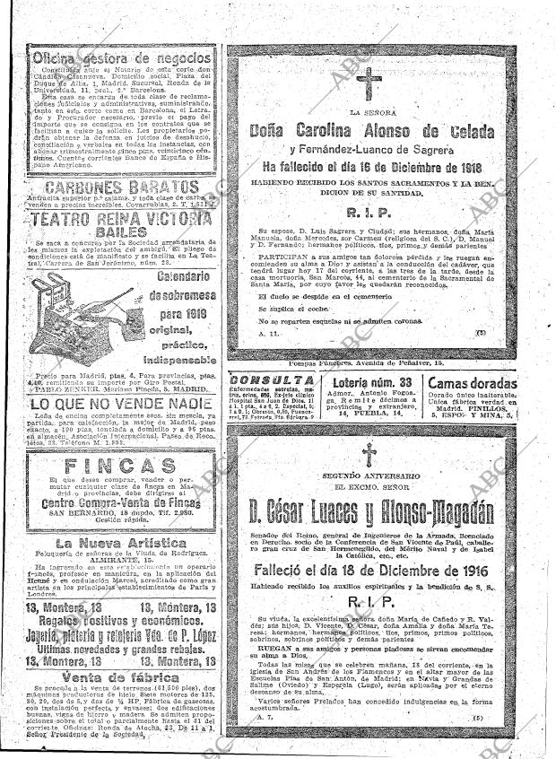 ABC MADRID 17-12-1918 página 28