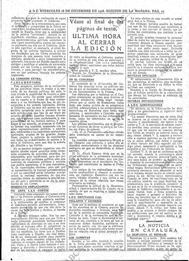ABC MADRID 18-12-1918 página 11