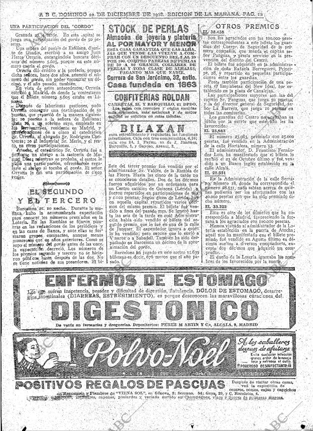 ABC MADRID 22-12-1918 página 18