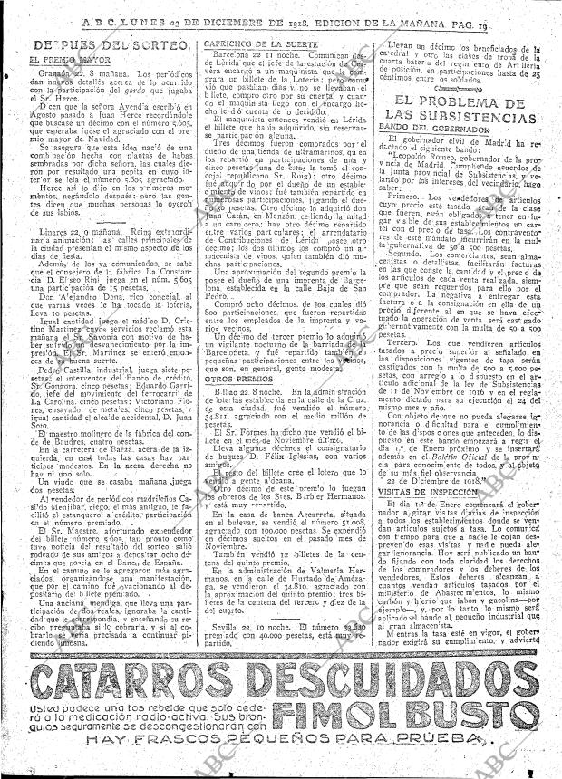 ABC MADRID 23-12-1918 página 19