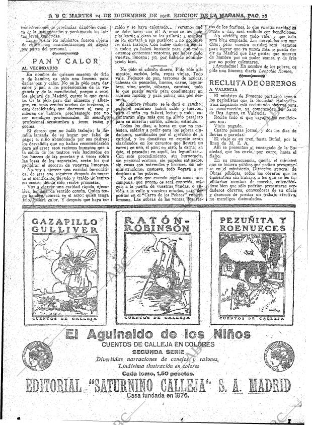 ABC MADRID 24-12-1918 página 18