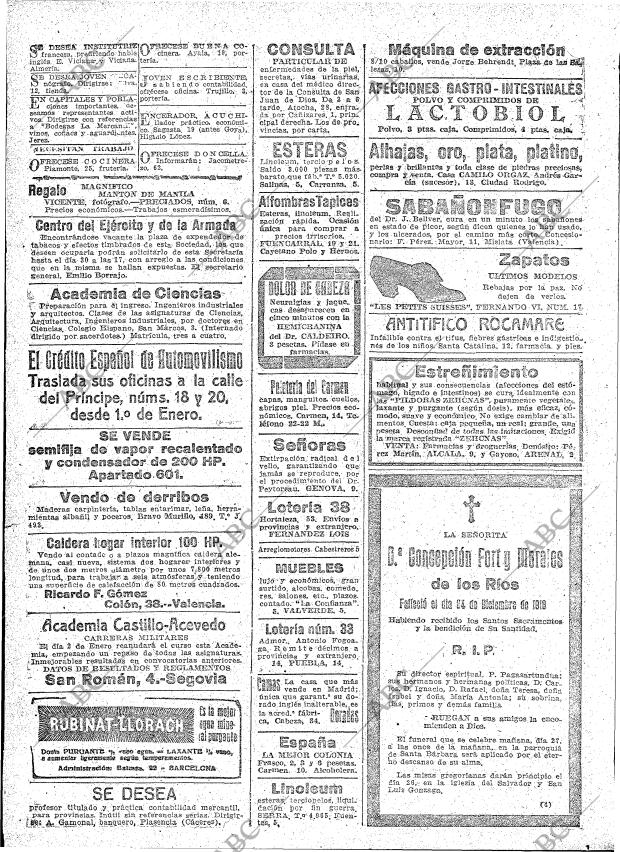 ABC MADRID 26-12-1918 página 22