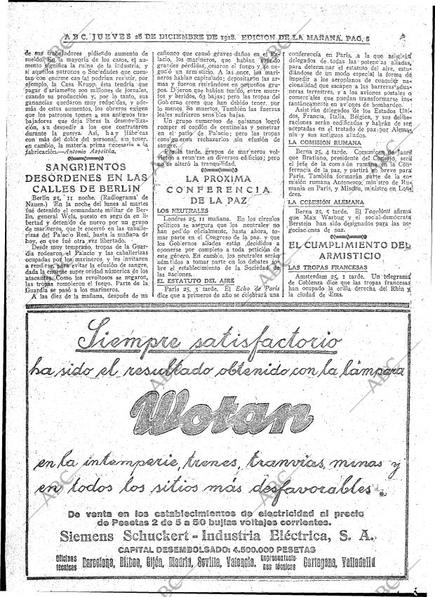 ABC MADRID 26-12-1918 página 8