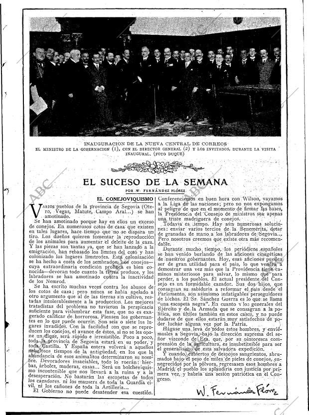 BLANCO Y NEGRO MADRID 29-12-1918 página 21