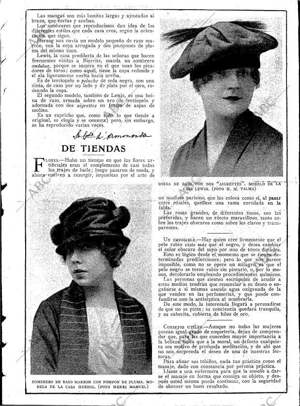 BLANCO Y NEGRO MADRID 29-12-1918 página 29
