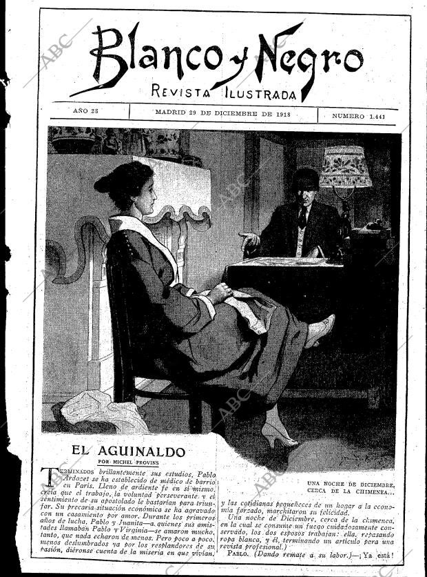 BLANCO Y NEGRO MADRID 29-12-1918 página 5