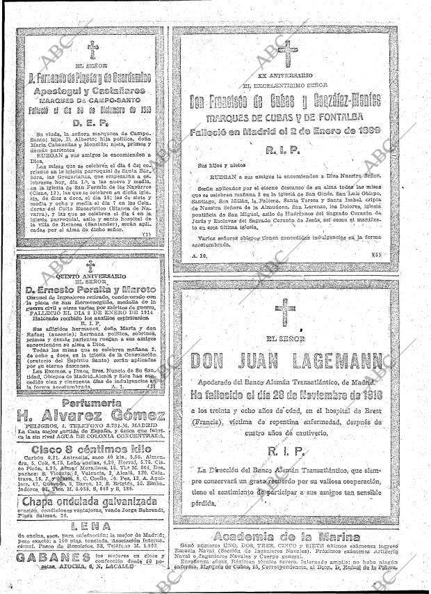 ABC MADRID 01-01-1919 página 25