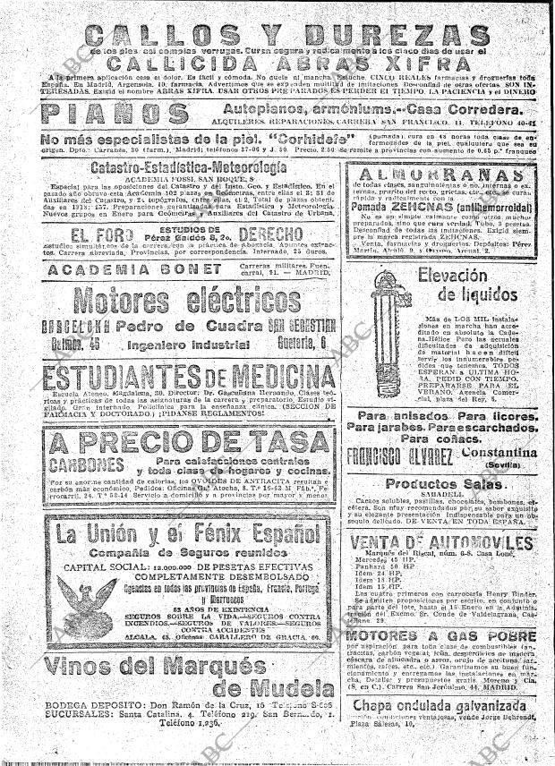 ABC MADRID 05-01-1919 página 30