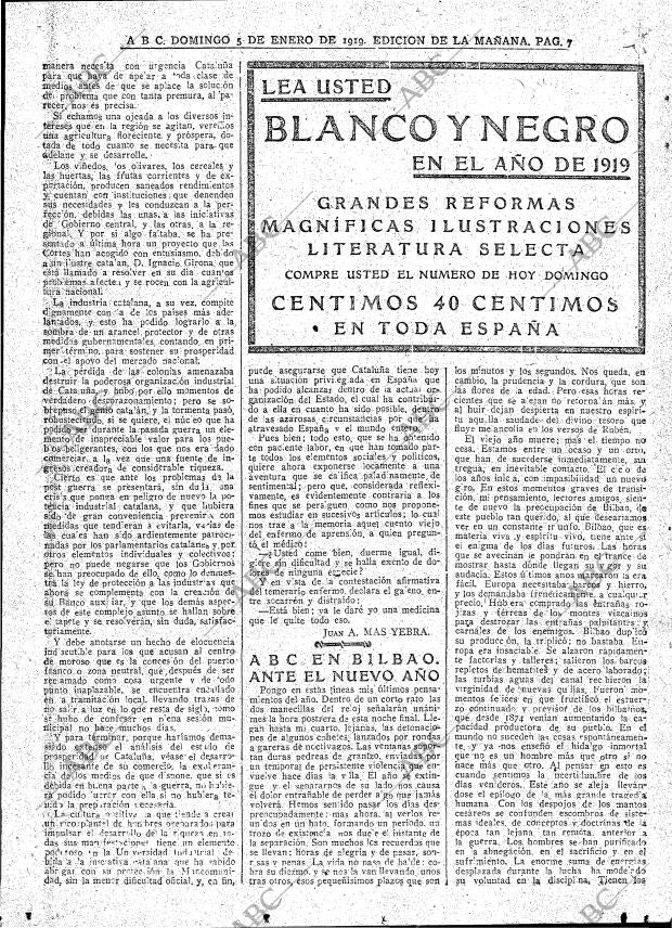 ABC MADRID 05-01-1919 página 7