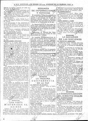 ABC MADRID 09-01-1919 página 11