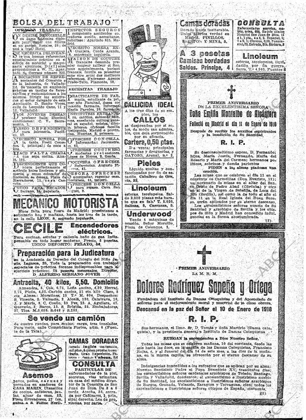 ABC MADRID 09-01-1919 página 25