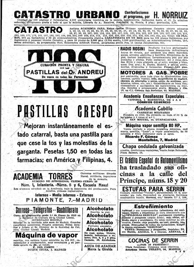 ABC MADRID 09-01-1919 página 27