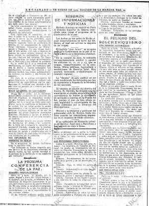 ABC MADRID 11-01-1919 página 10