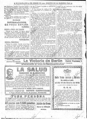 ABC MADRID 11-01-1919 página 20
