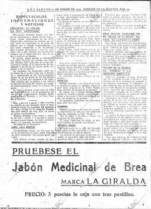 ABC MADRID 11-01-1919 página 22