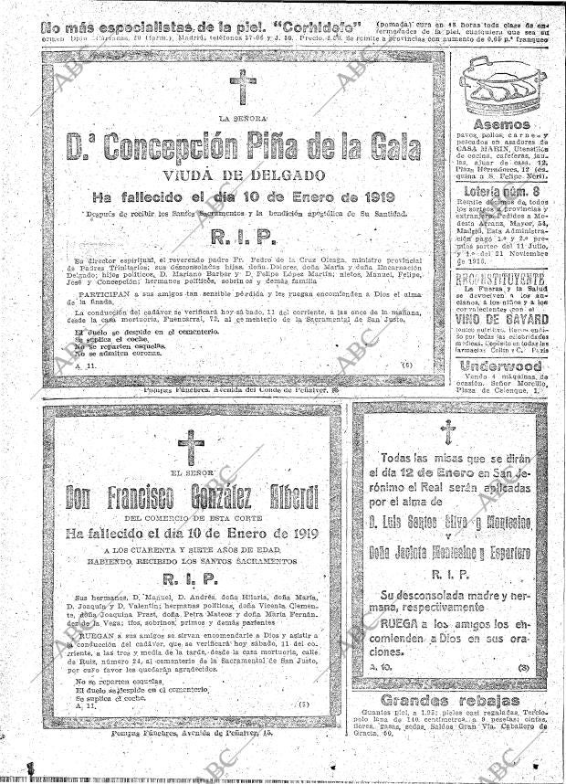 ABC MADRID 11-01-1919 página 30