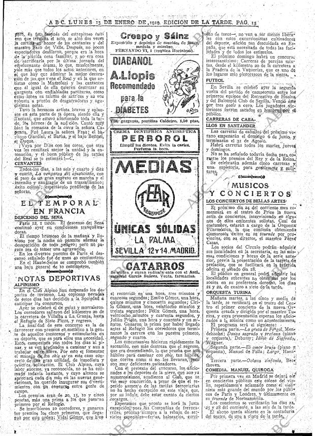 ABC MADRID 13-01-1919 página 15