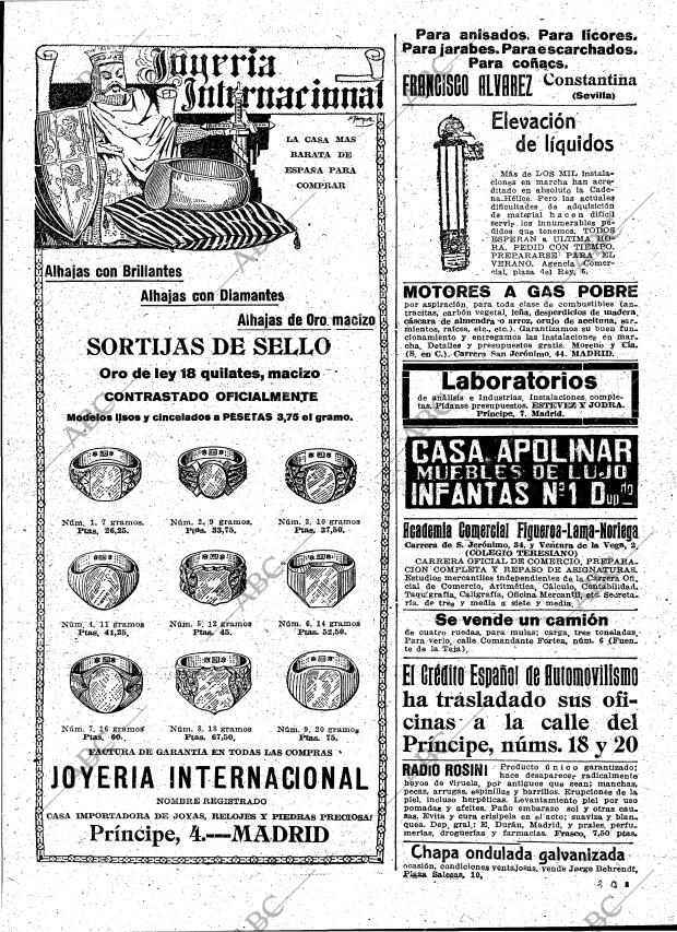 ABC MADRID 13-01-1919 página 23