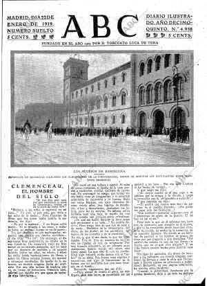 ABC MADRID 22-01-1919 página 3