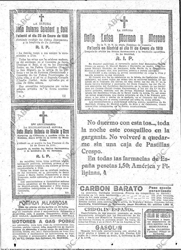 ABC MADRID 23-01-1919 página 28