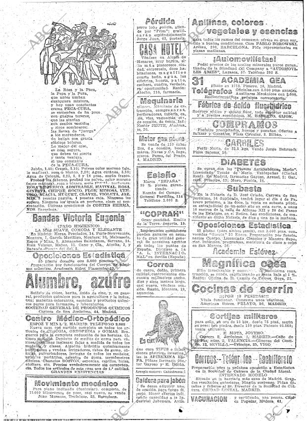 ABC MADRID 25-01-1919 página 34