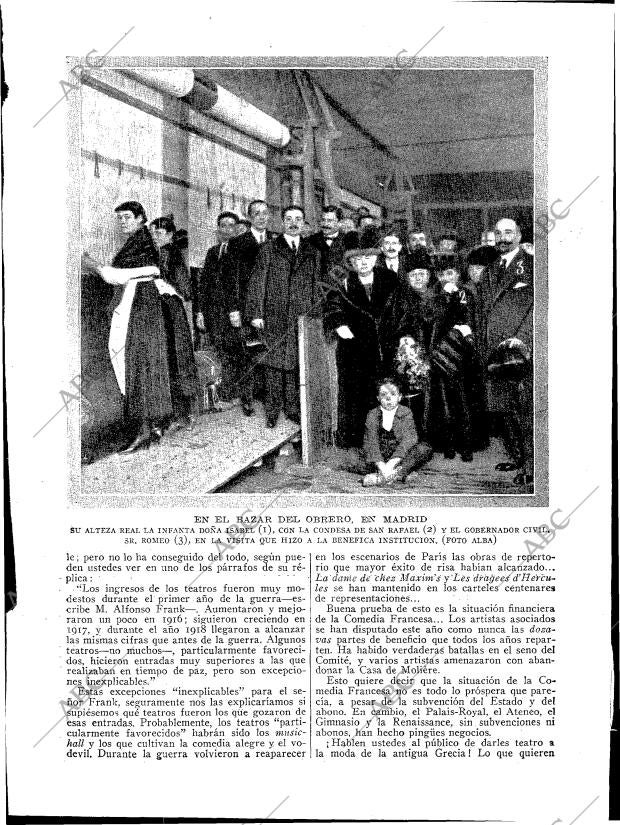 BLANCO Y NEGRO MADRID 26-01-1919 página 10