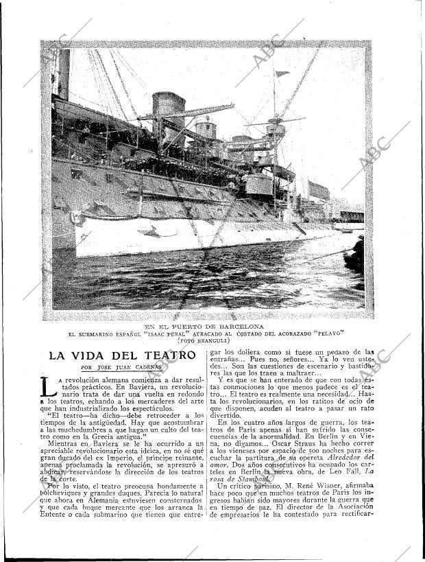 BLANCO Y NEGRO MADRID 26-01-1919 página 14