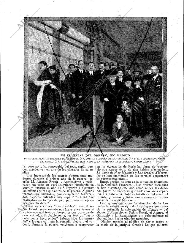 BLANCO Y NEGRO MADRID 26-01-1919 página 15