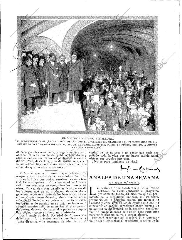 BLANCO Y NEGRO MADRID 26-01-1919 página 18