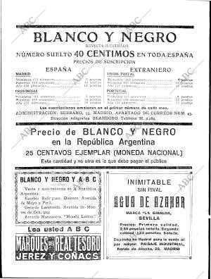 BLANCO Y NEGRO MADRID 26-01-1919 página 2