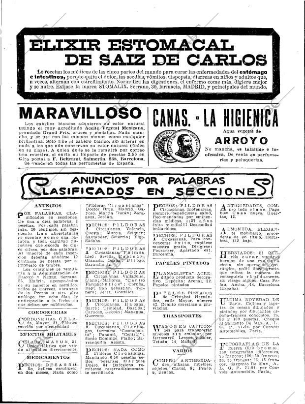 BLANCO Y NEGRO MADRID 26-01-1919 página 72