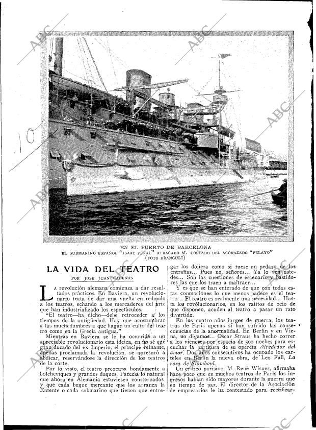 BLANCO Y NEGRO MADRID 26-01-1919 página 8