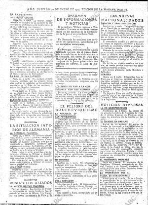 ABC MADRID 30-01-1919 página 10