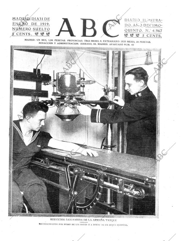 ABC MADRID 31-01-1919 página 1