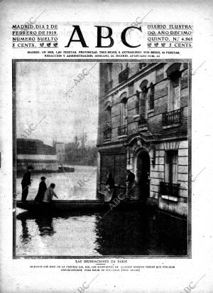 ABC MADRID 02-02-1919 página 1