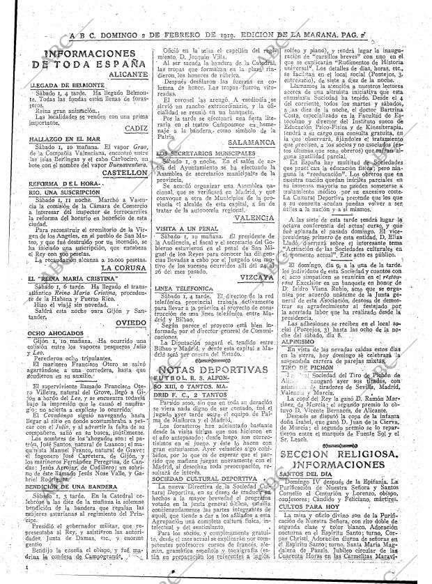 ABC MADRID 02-02-1919 página 25