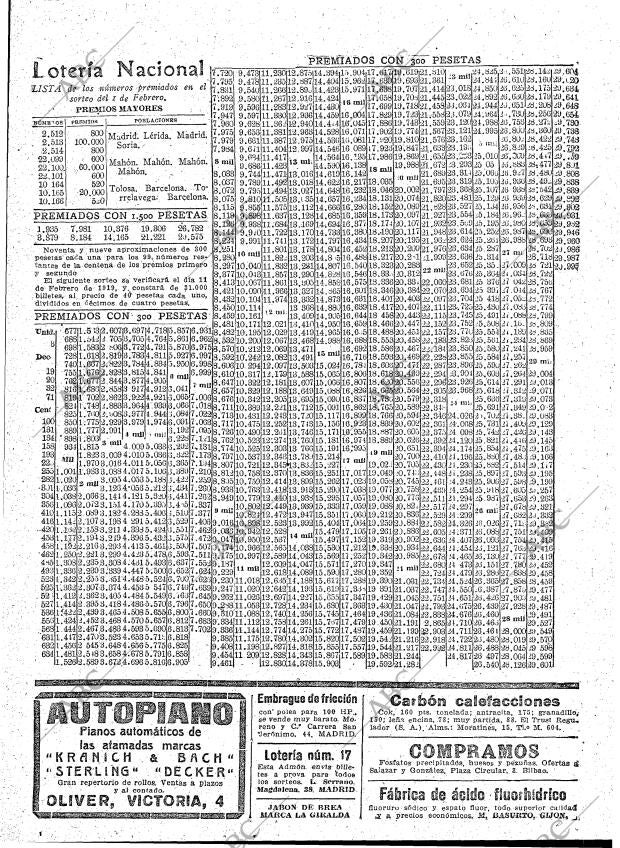 ABC MADRID 02-02-1919 página 27