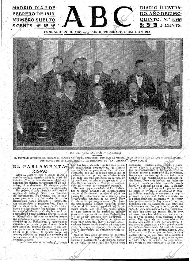 ABC MADRID 02-02-1919 página 3