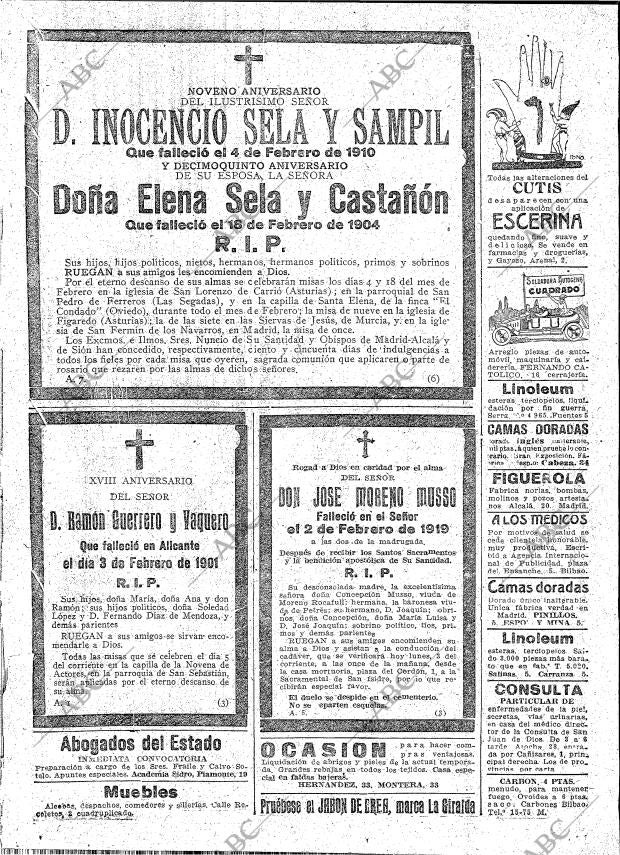 ABC MADRID 03-02-1919 página 26