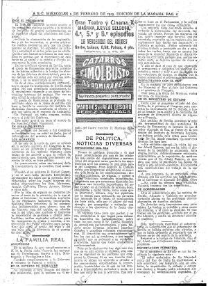 ABC MADRID 05-02-1919 página 17