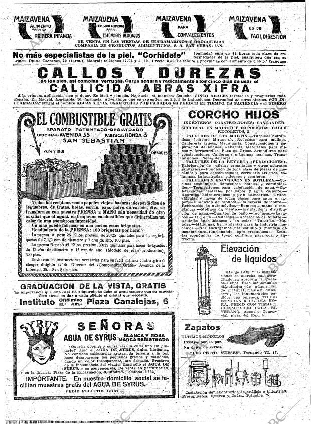 ABC MADRID 05-02-1919 página 2