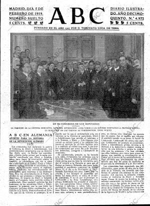 ABC MADRID 05-02-1919 página 3